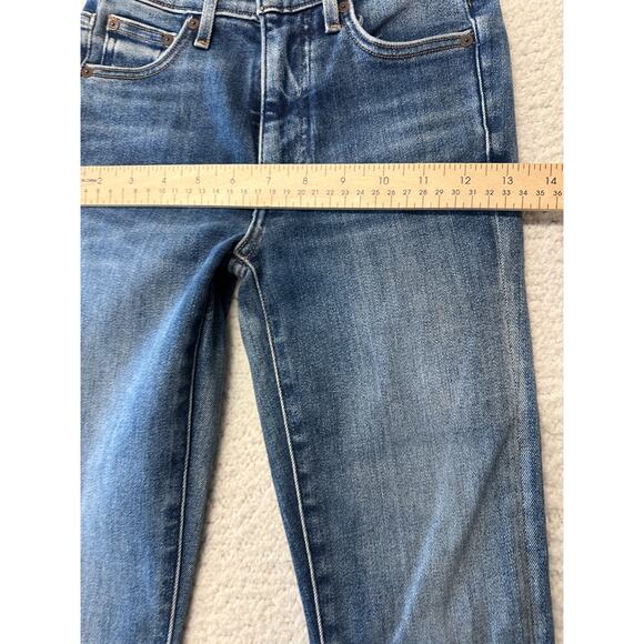 Aritzia Denim Forum Womens The Jane Mid Rise Boot Jeans Size 23 - Picture 6 of 11